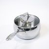 18CM TRI-PLY STAINLESS STEEL APPLE SHAPE CASSEROLE KU ASHC181316