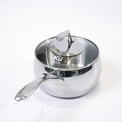 18CM TRI-PLY STAINLESS STEEL APPLE SHAPE CASSEROLE KU ASHC181316