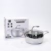 20CM TRI-PLY STAINLESS STEEL APPLE SHAPE CASSEROLE KU ASHC201316