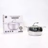 24CM TRI-PLY STAINLESS STEEL APPLE SHAPE CASSEROLE KU ASHC241316