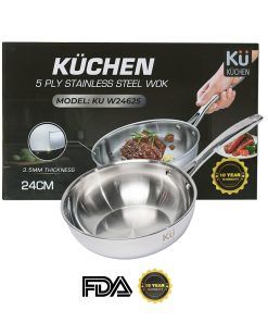 Kuchen 5-Ply Frying Pan KU W24625 (24 cm)